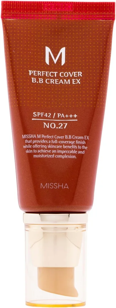 MISSHA M Perfect Cover B.B Cream Spf42 / Pa+++ No.27 Honey Beige v:6643813