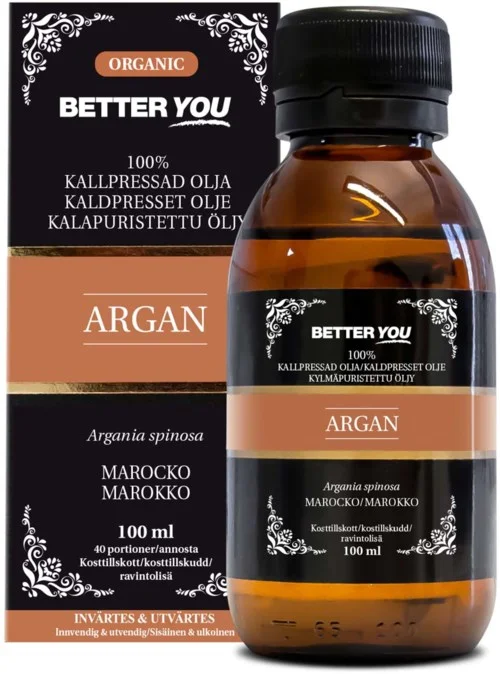 Better You Arganolja EKO Kallpressad 100 ml v:6460300 Better You Arganolja EKO Kallpressad 100 ml v:6460300