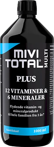 Mivi Total Plus Multivitamin & Mineraler – 1l v:1446504
