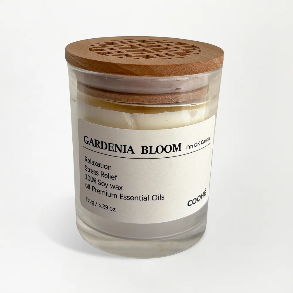 I’M OK Soy Wax Aroma Candle Gardenia Bloom 150 g – COOHÉ v:9538321 I’M OK Soy Wax Aroma Candle Gardenia Bloom 150 g – COOHÉ v:9538321