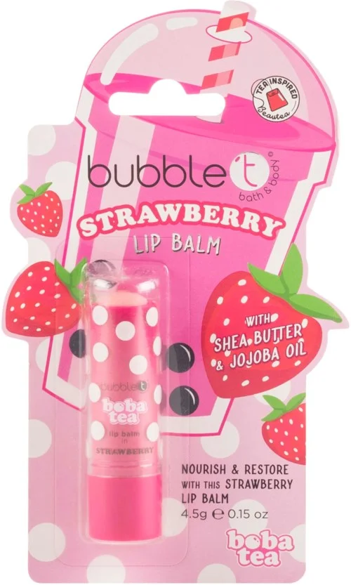 BubbleT Boba Tea Lip Balm Strawberry v:7644933 BubbleT Boba Tea Lip Balm Strawberry v:7644933