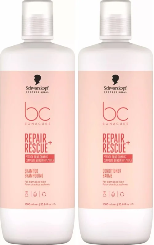Schwarzkopf Professional BC Bonacure Repair Rescue+ Bundle Shampoo 1000 ml & Conditioner 1000 ml v:4373025 Schwarzkopf Professional BC Bonacure Repair Rescue+ Bundle Shampoo 1000 ml & Conditioner 1000 ml v:4373025