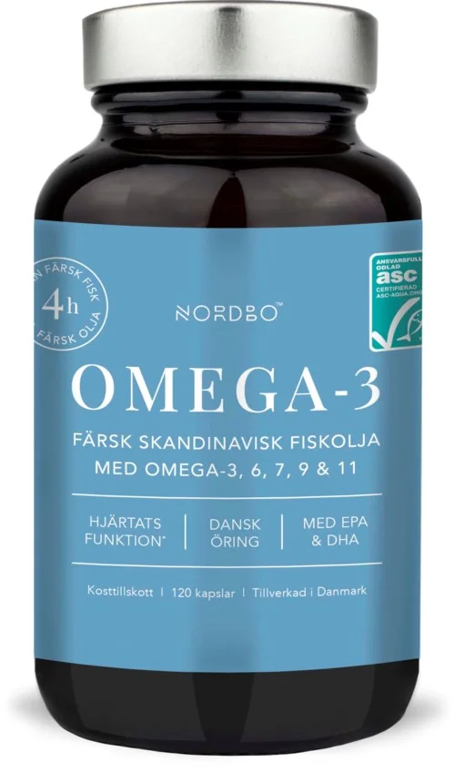Nordbo Omega-3 ASC 120 stk v:6569270