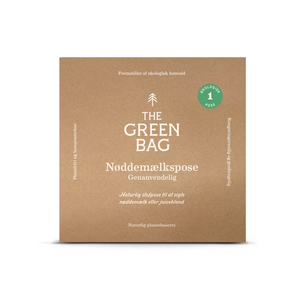The Green Bag Nøttemelkspose – 1 stk v:3108950 The Green Bag Nøttemelkspose – 1 stk v:3108950