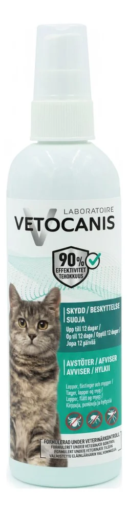 Vetocanis Vetocanis Anti-parasit Spray Katt – 250 ml. v:2002262 Vetocanis Vetocanis Anti-parasit Spray Katt – 250 ml. v:2002262