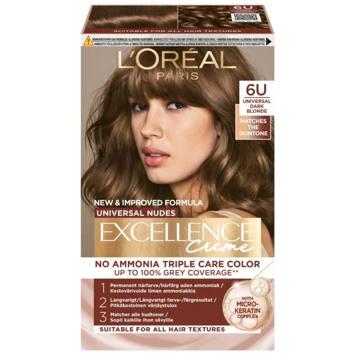 L'Oréal Paris Excellence Universal Nudes 6U Universal Dark Blonde 192ml v:7511474
