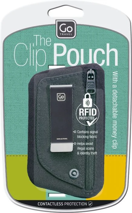 Go Travel Kortholder Clip Pouch RFID 1 stk v:4980669 Go Travel Kortholder Clip Pouch RFID 1 stk v:4980669