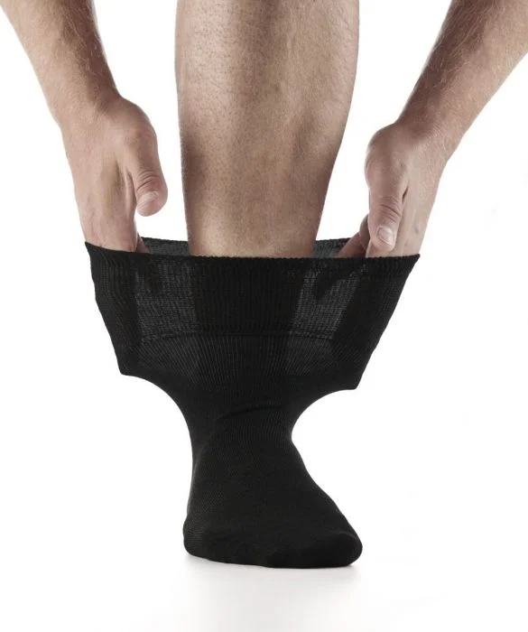 Bambusa Loosefit sokker sort 3 par – for sensitive føtter v:4950234