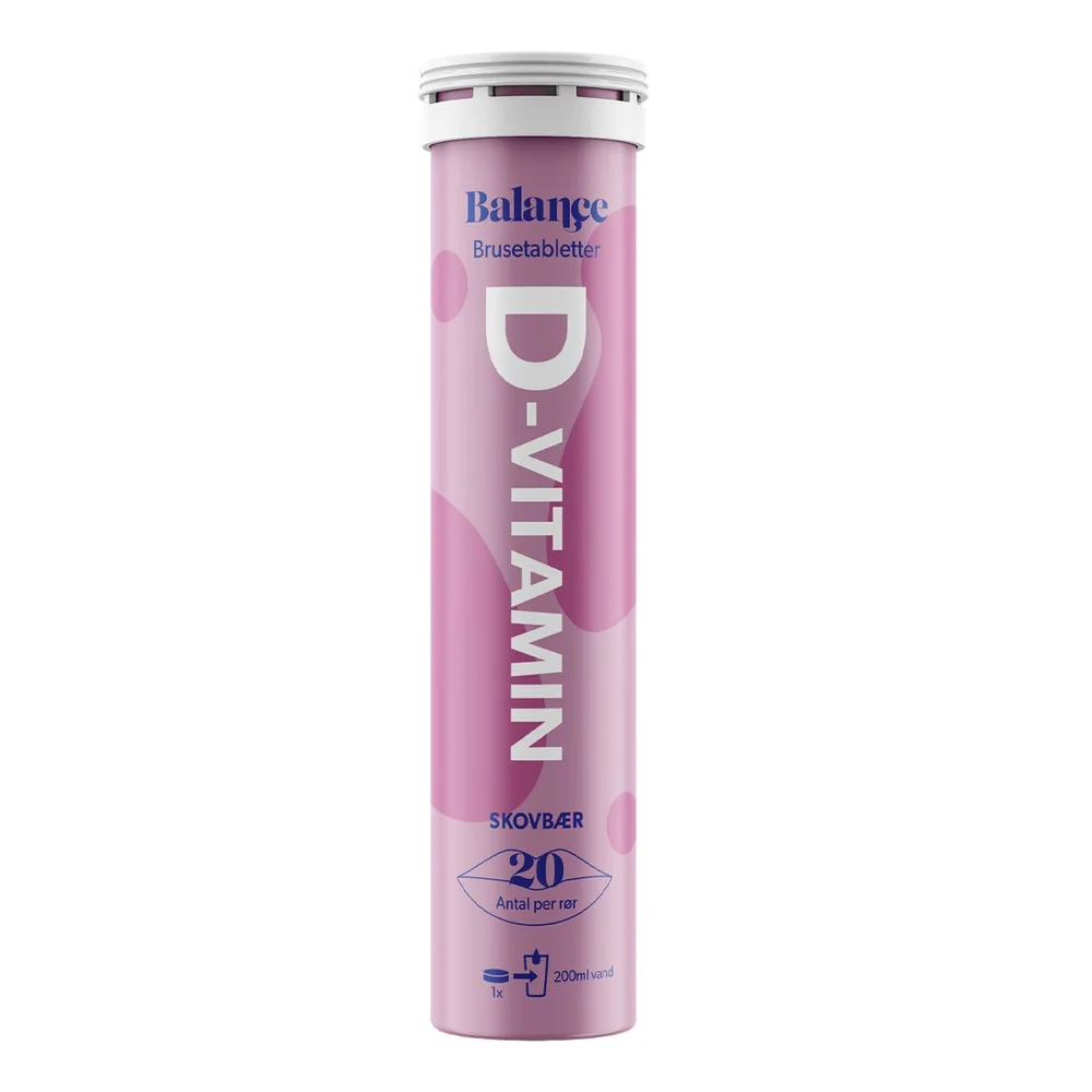 Balance D-vitamin Brusetabletter – 20 brusetabl. v:1696541