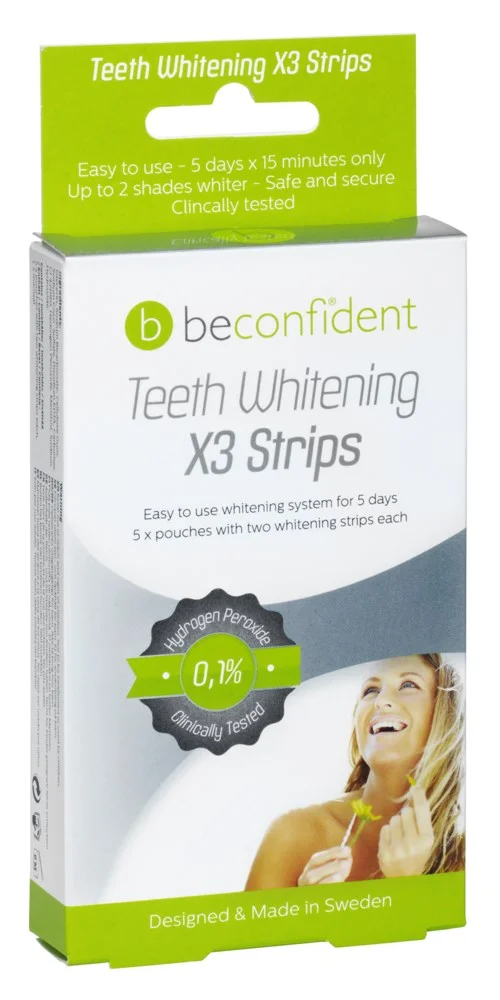 Beconfident Teeth Whitening X3 Strips, 5 days 10 strips v:7346335 Beconfident Teeth Whitening X3 Strips, 5 days 10 strips v:7346335