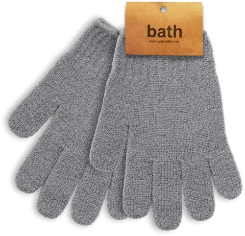 Palmetten Massage Glove 2-pack Light Grey Massage Glove, 2-pack, Light GreyLight Grey v:5821501