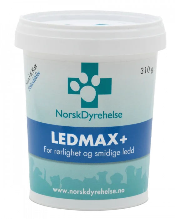 Norsk Dyrehelse LEDMAX+ pulver hund og katt 310 g v:1062549