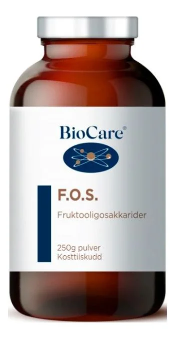 Biocare F.O.S. (fructo-oligo-saccharides) 250g – 1 stk. v:9536113