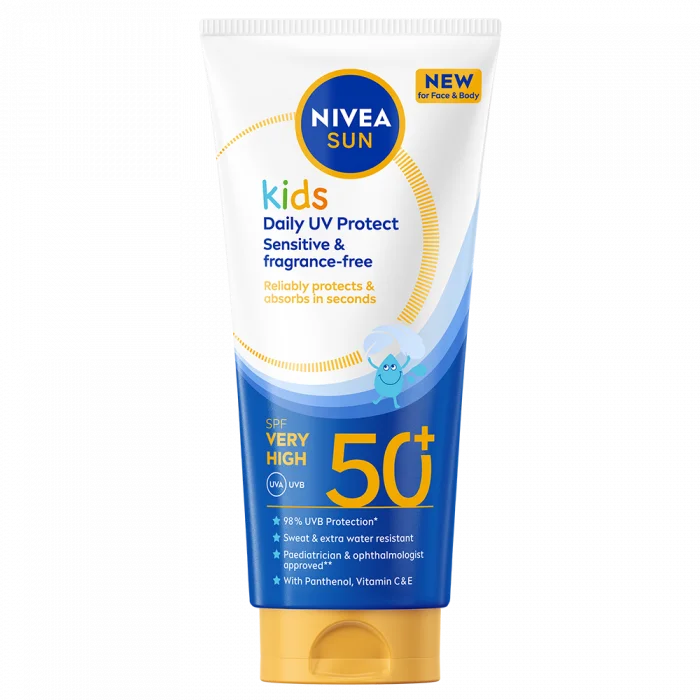 NIVEA Sun Kids Daily UV Protect SPF 50+ 100 ml | solkrem barn v:9514256