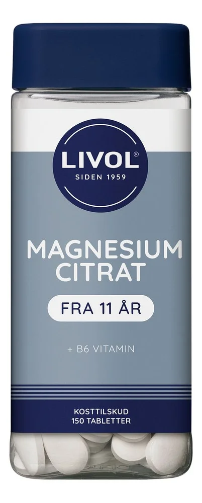 Livol MagnesiumCitrat – 150 tabl. v:3274539 Livol MagnesiumCitrat – 150 tabl. v:3274539