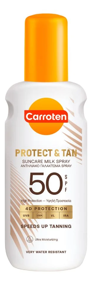Carroten Protect & Tan Body Milk Spray SPF50 – 150 ml. v:7969760