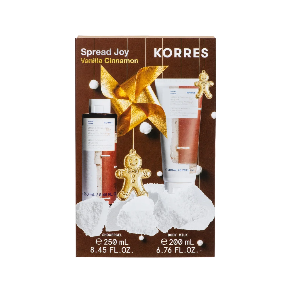 Korres Vanilla Cinnamon Body Set (verdi 364,-) v:4458931 Korres Vanilla Cinnamon Body Set (verdi 364,-) v:4458931