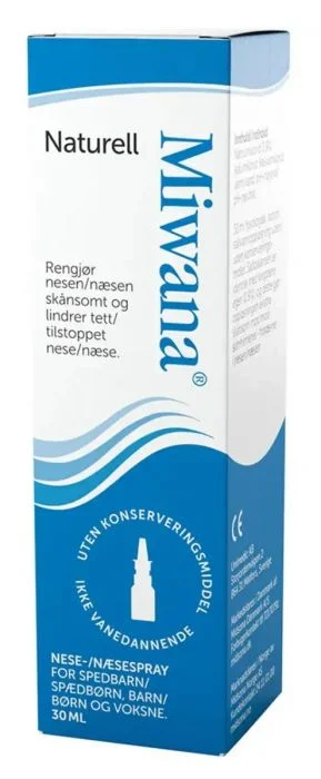Miwana Nesespray Naturell 30ml v:5601654 Miwana Nesespray Naturell 30ml v:5601654