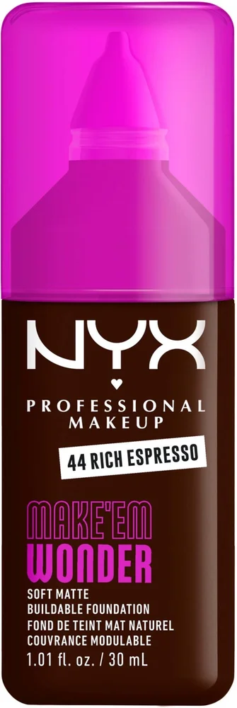 NYX PROFESSIONAL MAKEUP Make Em Wonder Foundation 44 Rich Espresso v:2751758