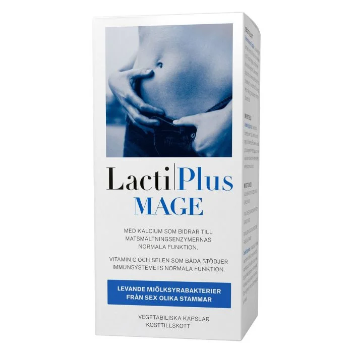 LactiPlus Mage melkesyrebakterier 60 stk v:7207530