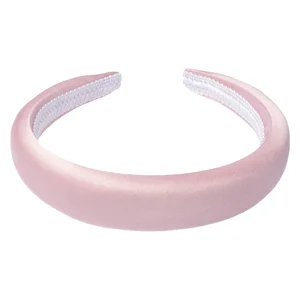 DARK Satin Hair Band Broad Light Rose v:1865165