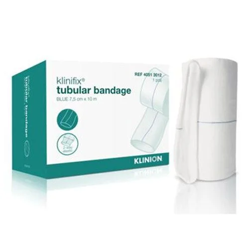 Klinifix rørbandasje 7,5cm x 10m, blå v:9360314