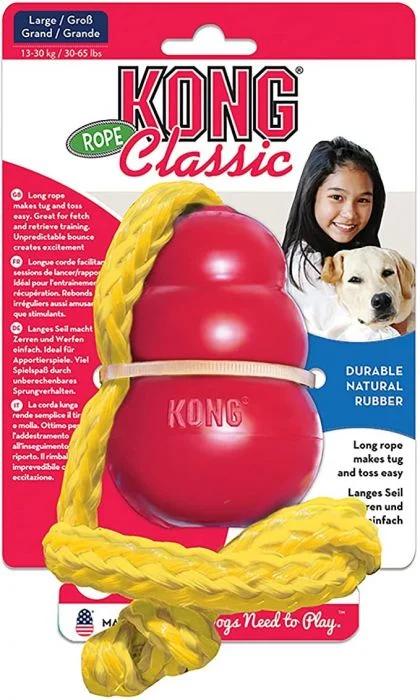 KONG Classic Med Rep Hundeleke Rød L v:4869524