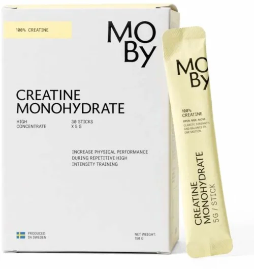 MOBY Kreatin Monohydrat Stickpacks 30 stk v:6924819