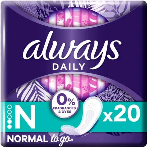 Always Daily Fresh Normal Wrapped Panty Liners 0% Fragrance v:3549251 Always Daily Fresh Normal Wrapped Panty Liners 0% Fragrance v:3549251