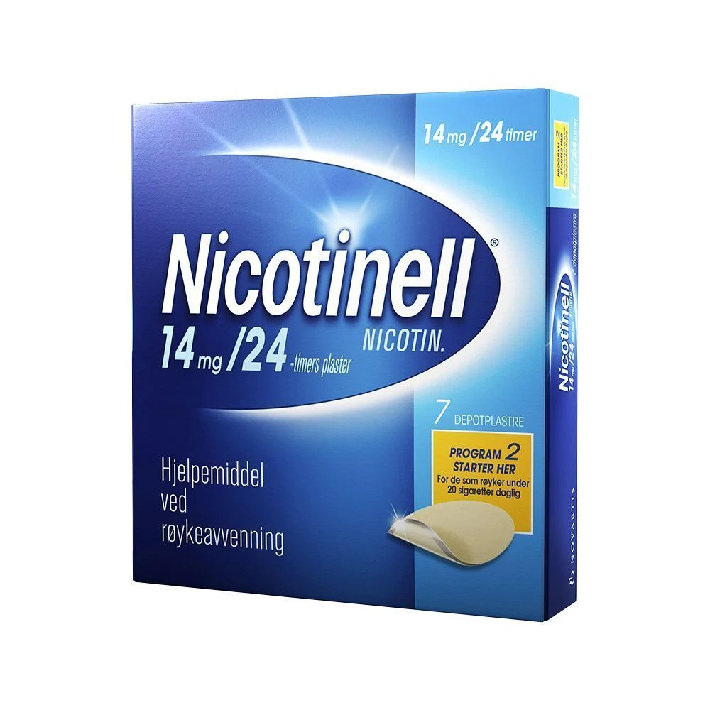 Nicotinell depot plaster 14mg/24t – 7 stk v:5720286 Nicotinell depot plaster 14mg/24t – 7 stk v:5720286