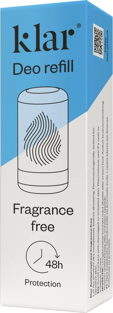 Klar Deo Refill Fragranse Free 45 ml v:4395221