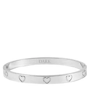 DARK Heart Bangle Silver v:5296735 DARK Heart Bangle Silver v:5296735