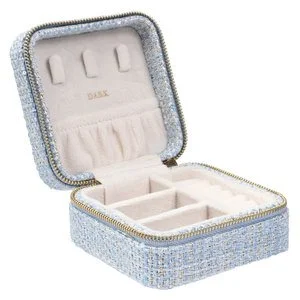 DARK Tweed Jewellery Box Mini Light Blue v:4941286