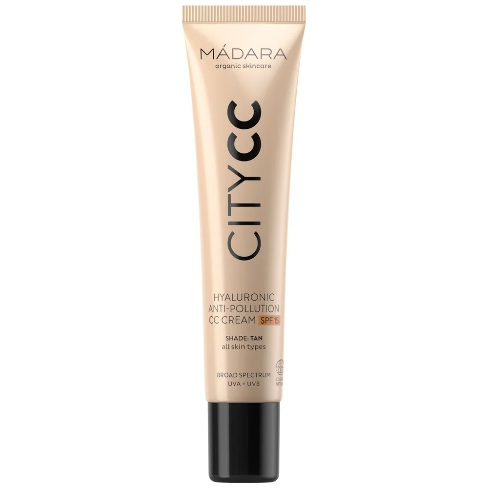 Mádara CityCC Hyaluronic CC Cream SPF15 Tan – 40 ml. v:9611246