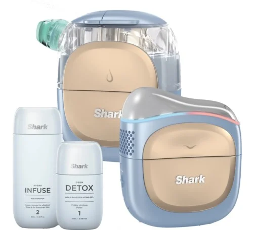 Shark Beauty FacialProGlo + Depuffi Spa Blue v:5395628