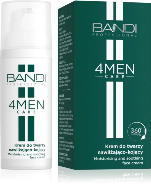 Bandi 4MEN Care Moisturising and soothing face cream 50 ml v:6537909