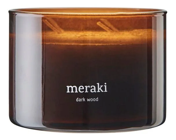 Meraki Duftlys Dark Wood – 340 g. v:9096933 Meraki Duftlys Dark Wood – 340 g. v:9096933