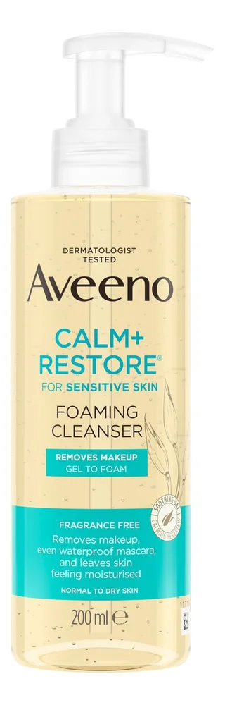 Aveeno Calm + Restore Foaming Cleanser – 200 ml. v:8114431 Aveeno Calm + Restore Foaming Cleanser – 200 ml. v:8114431