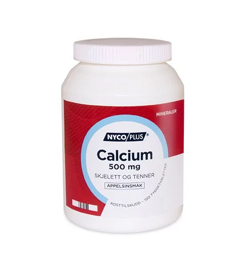Nycoplus Calcium 500 mg – 100 tyggetabl. v:8319028