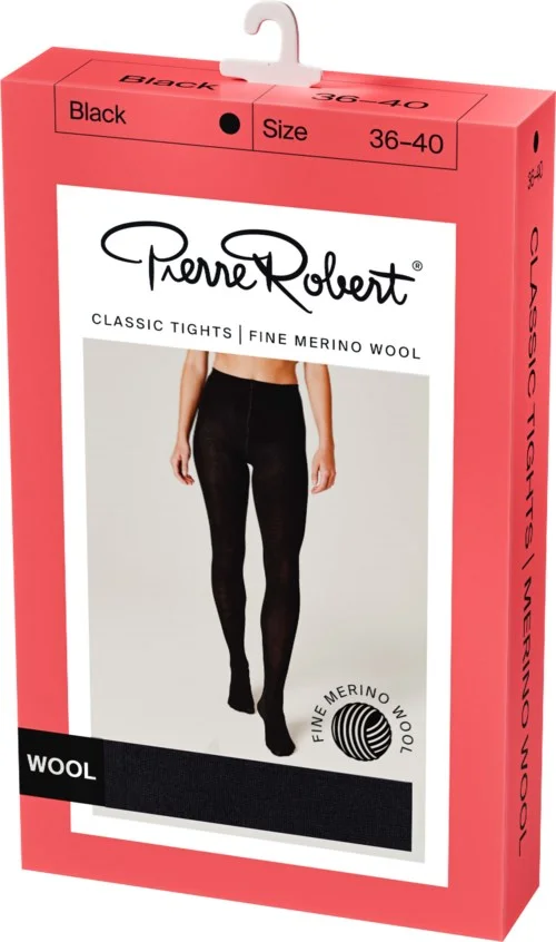 Pierre Robert Classic Tights Fine Merino Wool Black 36-40 v:3120379