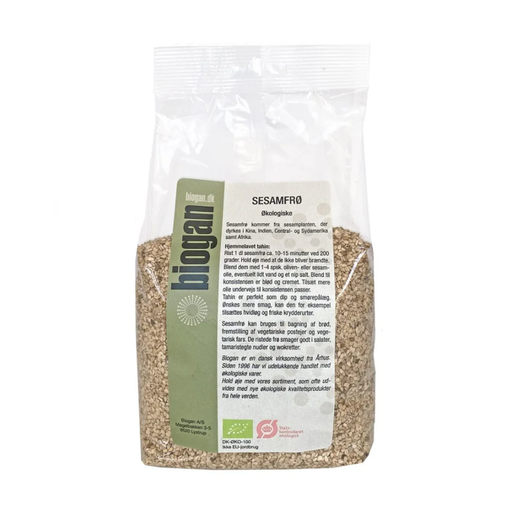 Biogan Sesamfrø Ø – 500 g v:6658458 Biogan Sesamfrø Ø – 500 g v:6658458